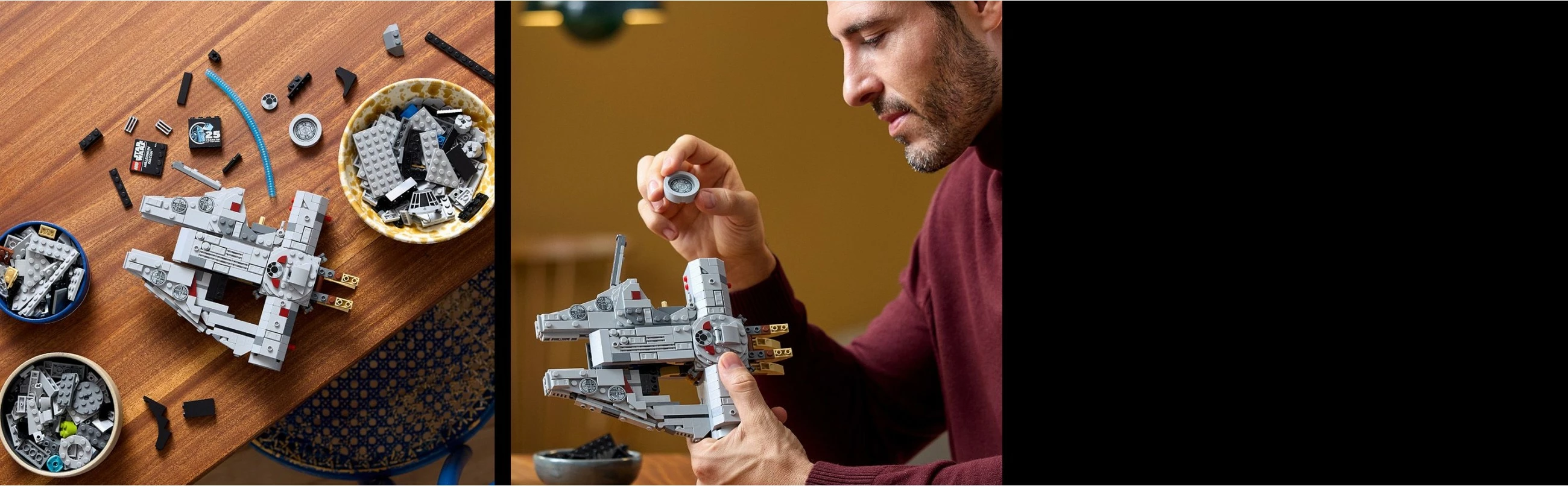 Model zbirateljski Millennium Falcon, LEGO, 18+, 921 kosov, večbarven