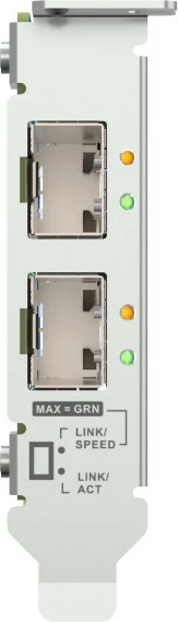 Omrežna kartica 10GbE, dvojni SFP+ port, PCIe, z ventilatorjem QNAP QXG-10G2SF-NXE
