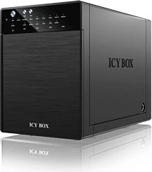 Zunanja ohišje za 4 HDD, ICY BOX IB-RD3640SU3, 4x3,5", RAID, USB 3.0/eSATA, črno