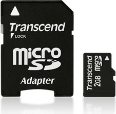 microSD kartica Transcend 2GB, črna