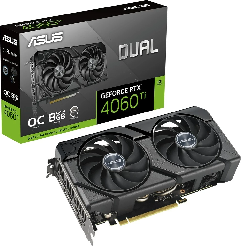 Grafična kartica ASUS Dual Nvidia GeForce RTX 4060 Ti - 8 GB GDDR6