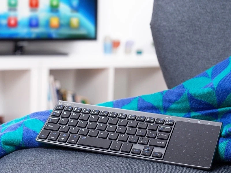 Brezžična tipkovnica Tracer Expert RG, 2,4 GHz, pepelnato siva