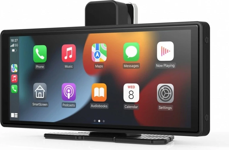 Multimedijski zaslon za avto 9,3" HD IPS, sprednja kamera, črn, Maxcom MC01 Vibe