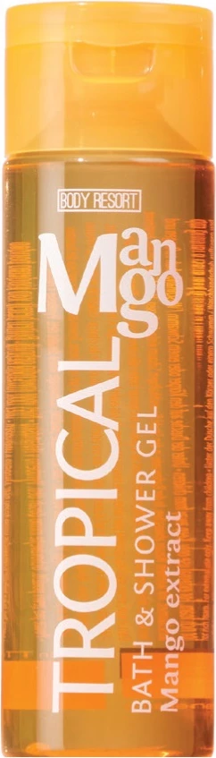 Gel za prhanje in kopel z ekstraktom manga, Body Resort Orange, 250 ml