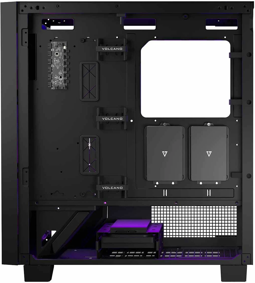 Računalniško ohišje MODECOM Volcano Perun Apex ARGB Midi, črno