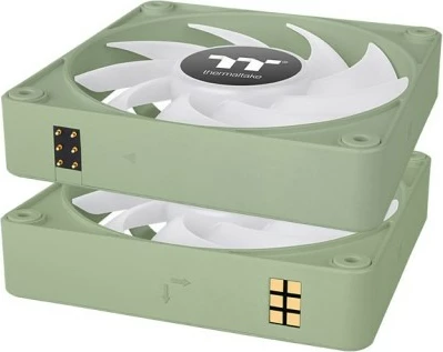 Set ventilatorjev 3×120 mm, PWM, magnetno pritrdilo, Matcha Green — Thermaltake CT120 EX ARGB