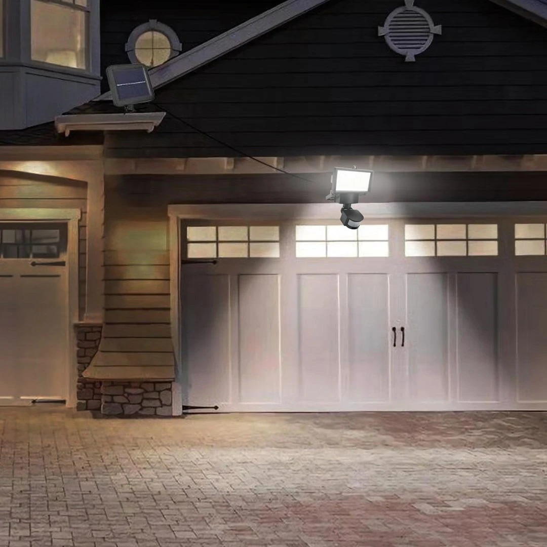 Stenska LED svetilka z senzorjem gibanja Maclean MCE442, IP44, 6W, črna