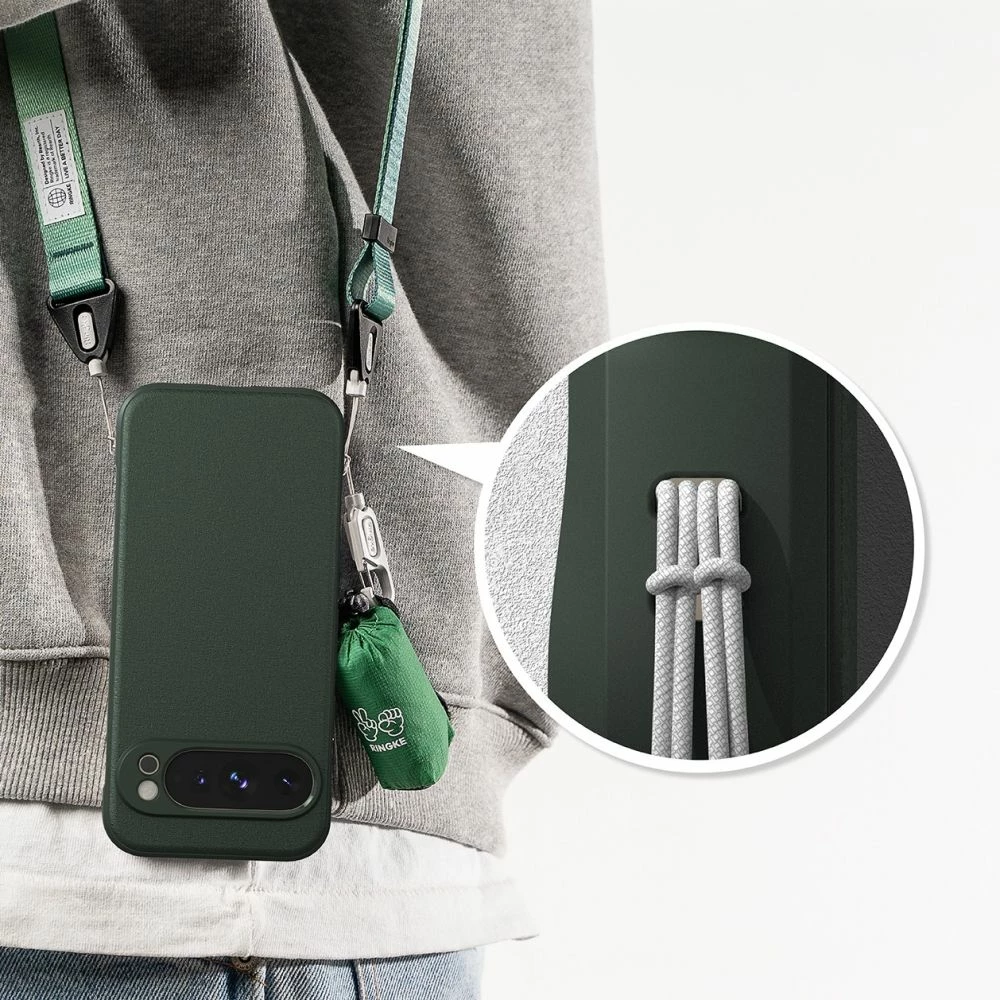 Ovitek Ringke Onyx za Google Pixel 9 Pro XL, zelen