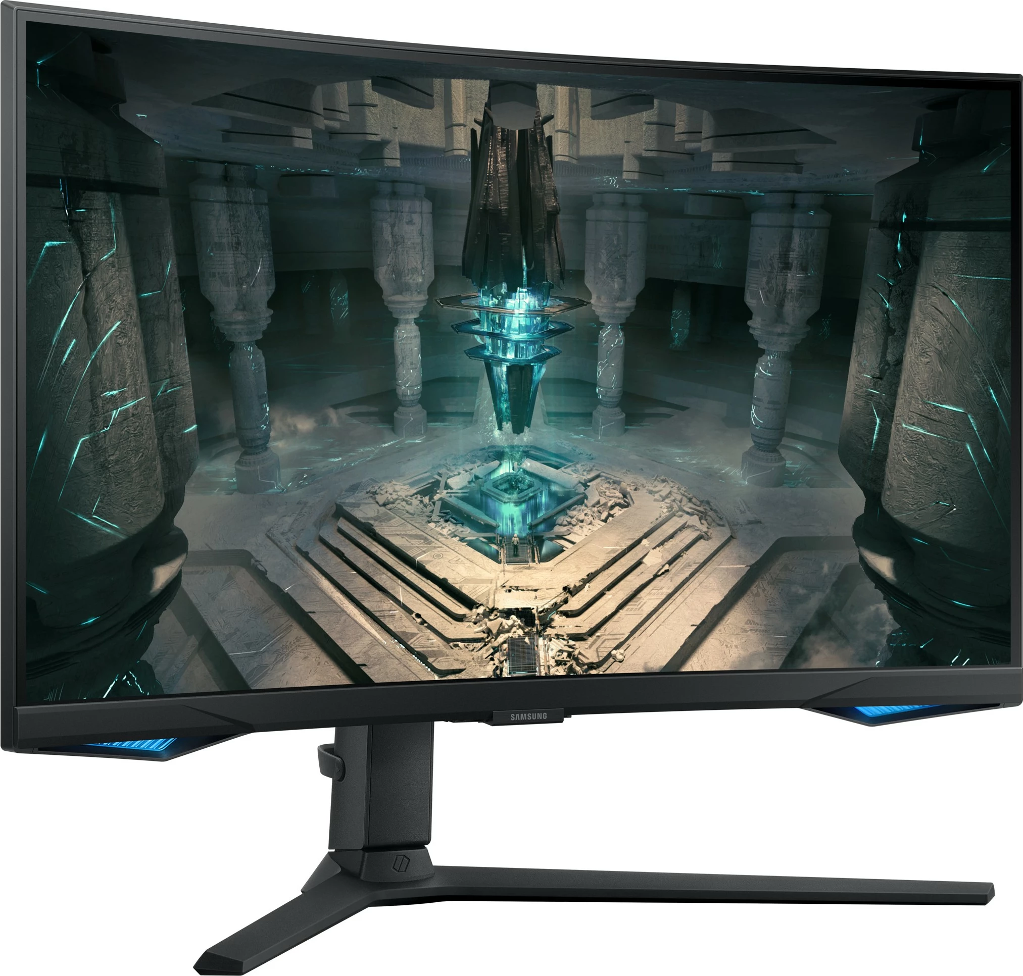 Zakrivljen 27" Quad HD monitor, Samsung LS27BG650EU, 1 ms, črn