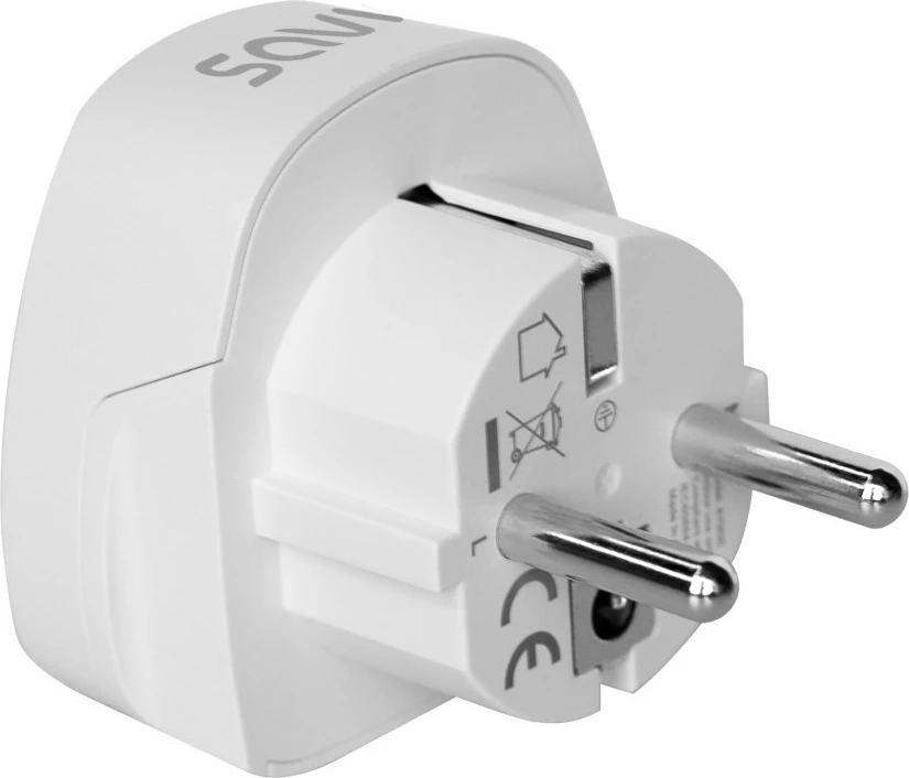 Adapter električen SAVIO AP-01, bel