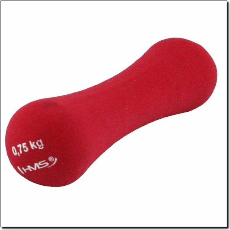 Neopren utež z vezenjem 0,75 kg HMS, moški in ženske