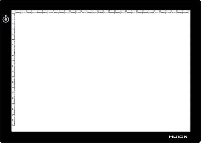 Osvetljena risalna tabla Huion L4S, LED, A4, USB, črna