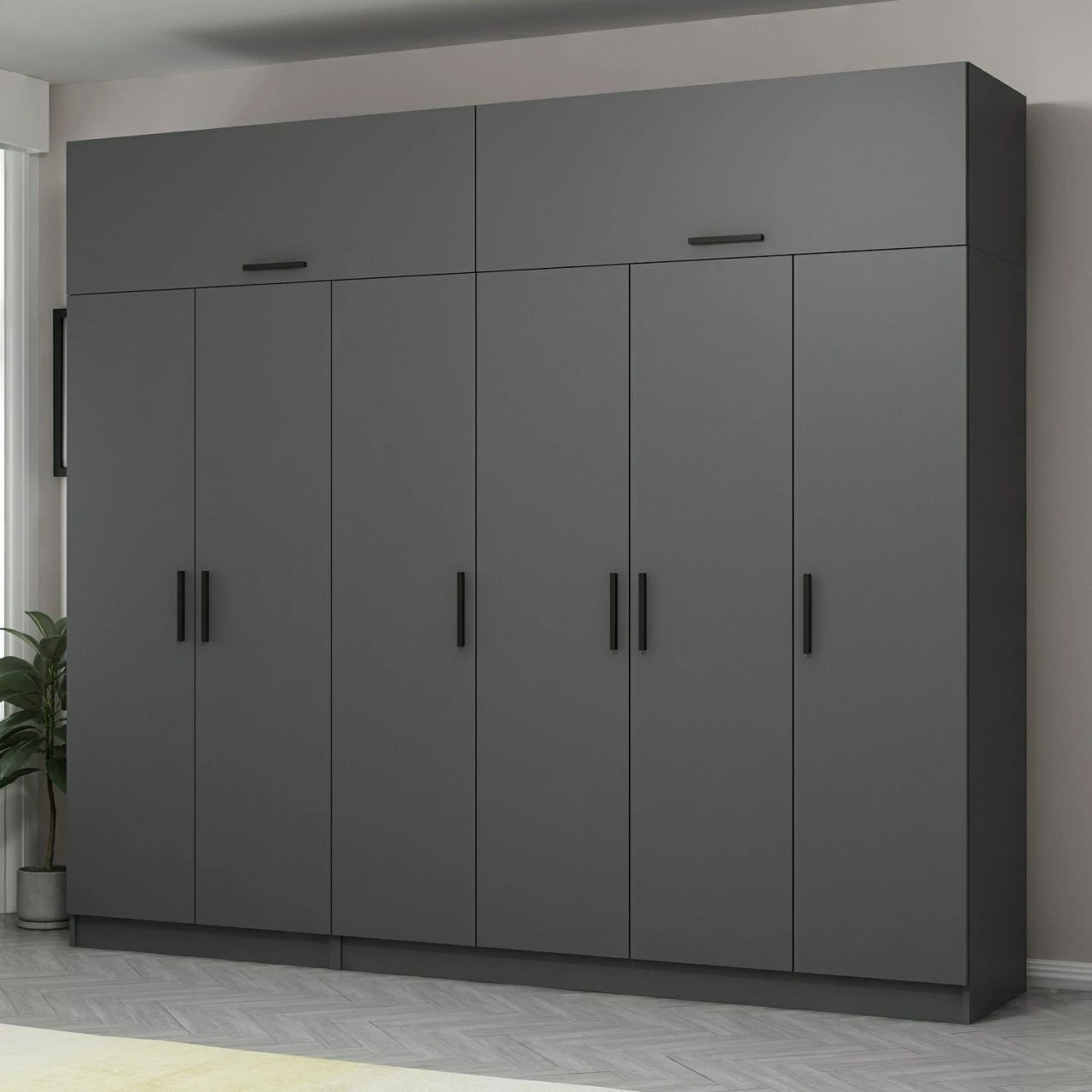Omara Skye Decor, antracit, 270x255x52 cm