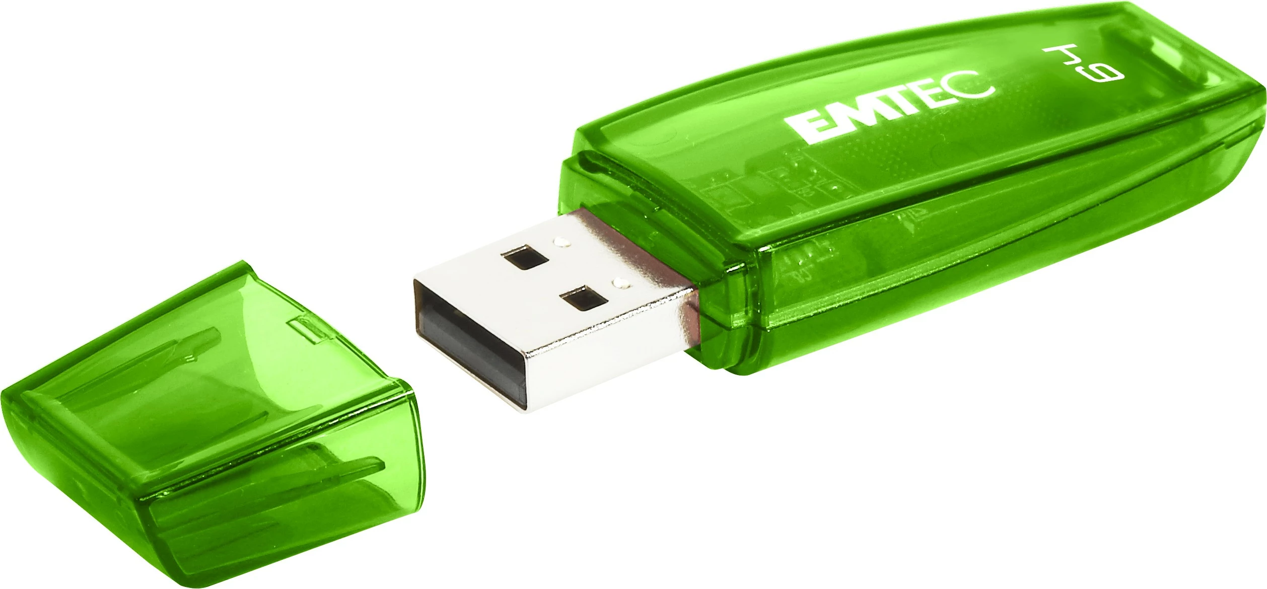 USB ključek 64 GB EMTEC C410, prosojno zelen