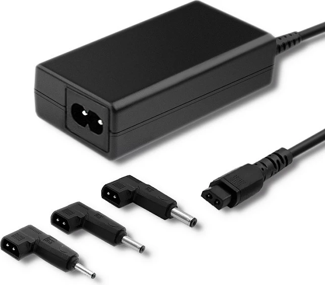 Polnilec za prenosnik Qoltec 51757, 65 W, črn