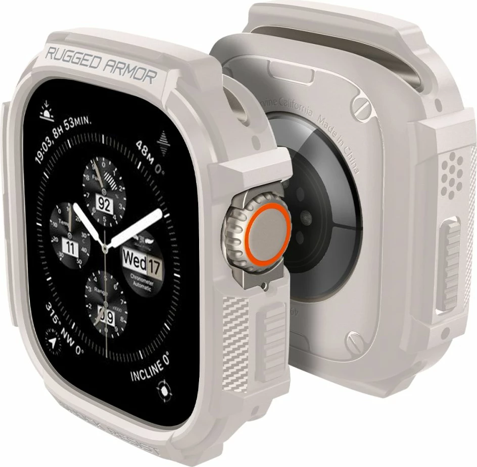 Zaščitna prevleka Rugged Armor za Apple Watch Ultra 1/2 49 mm, bež