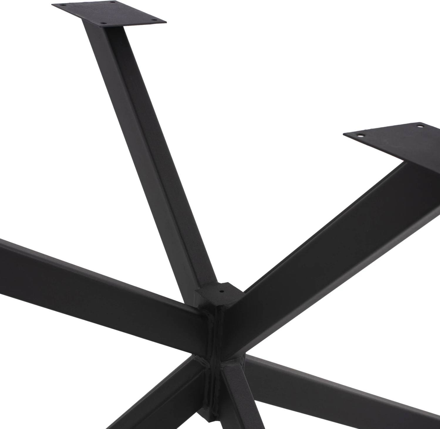 Osnova za mizo FH5917 črna kovina dvojna križna razporeditev 130x72x71,5H cm