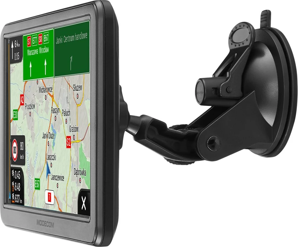 GPS navigacija za tovornjake z iGO Navigation MODECOM FreeWAY CX 7.4, 16 GB, črna