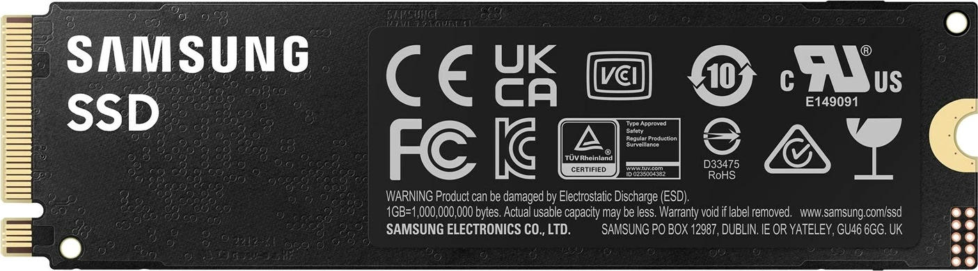 SSD, 4 TB, M.2, PCI Express 4.0, NVMe, V-NAND MLC Samsung 990 PRO