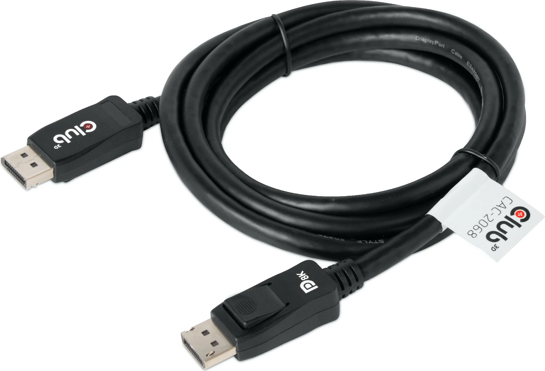 Kabel DisplayPort 1.4 HBR3 2 m, črn — Club3D