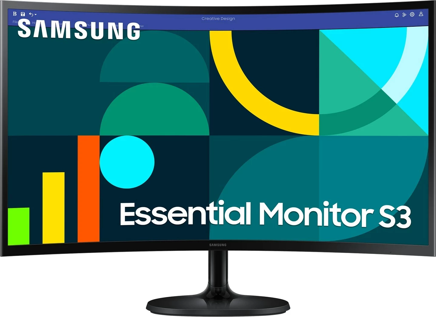 27" zaslon Full HD, ukrivljen, Samsung S36GD, črn