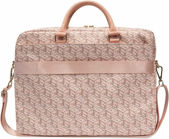 Ovitek za prenosnik Guess GCube Stripes, 16 inč, rožnat