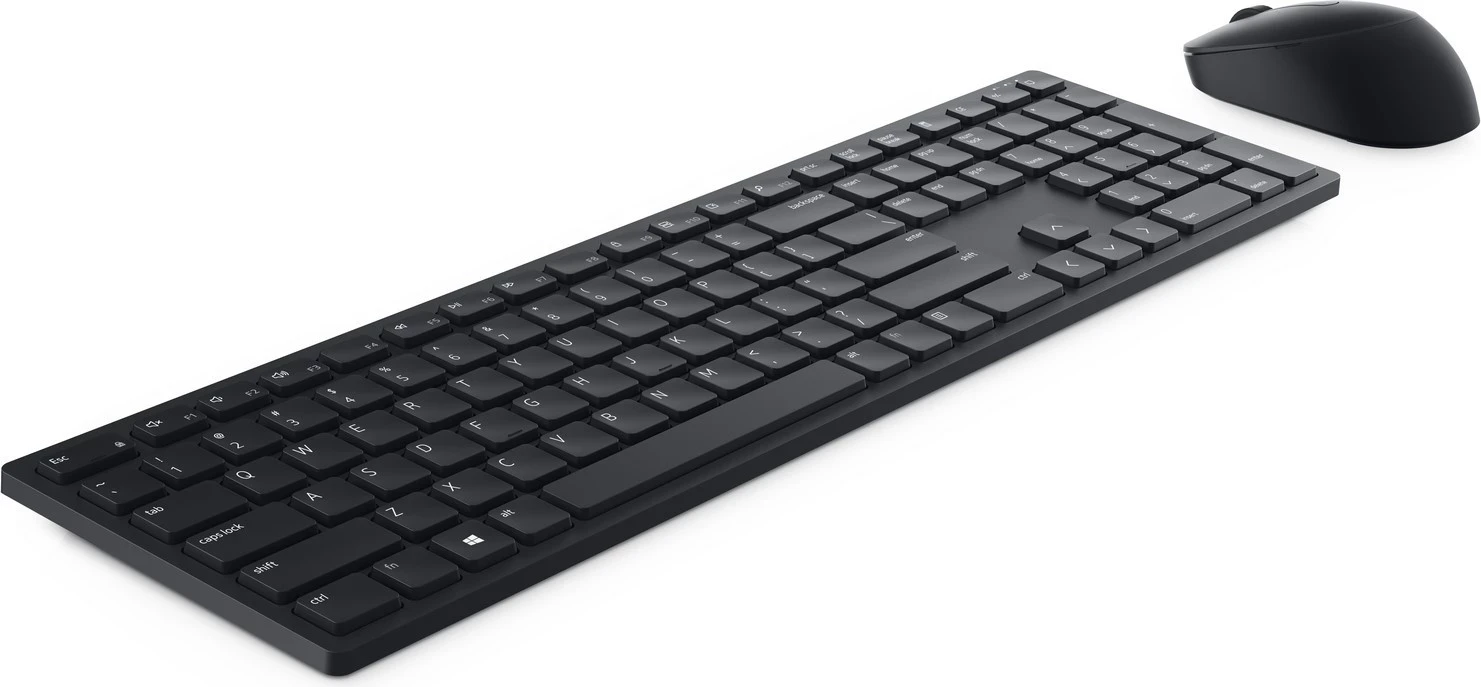 Brezžična tastatura in miška Dell KM5221W, črn