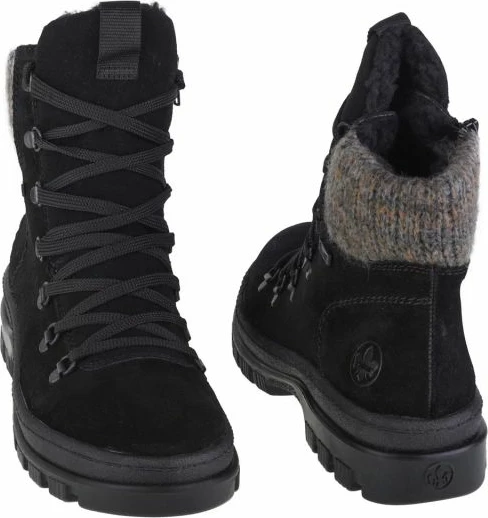 Čizme ženske Rieker, črne