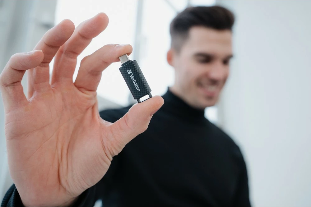USB ključek 64GB, USB Type-C, 3.2 Gen 1, črn — Verbatim Store 'n' Go