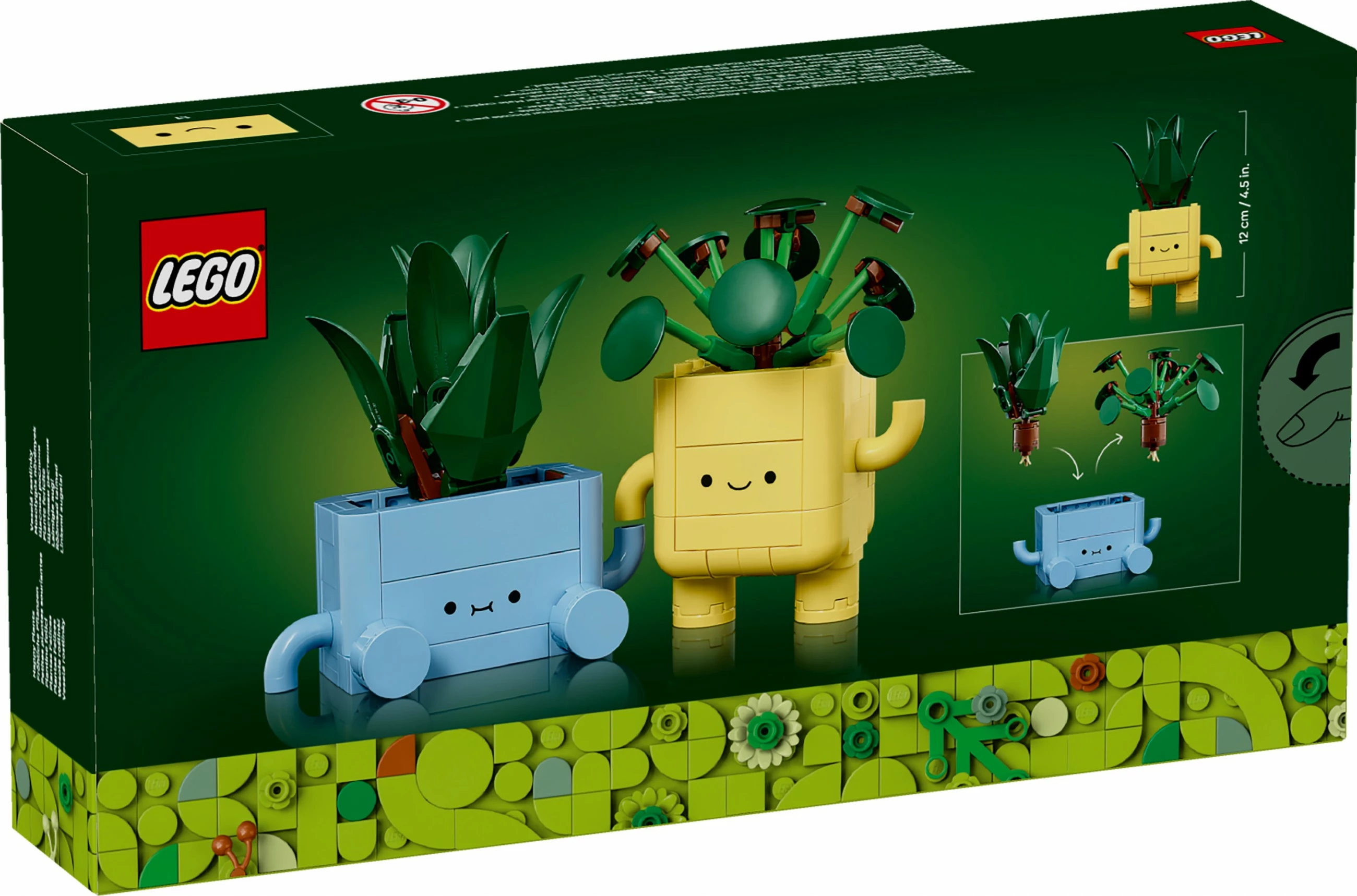 Komplet za sestavljanje dekorativnih rastlin LEGO Botanicals 10349, 217 kosov, večbarven