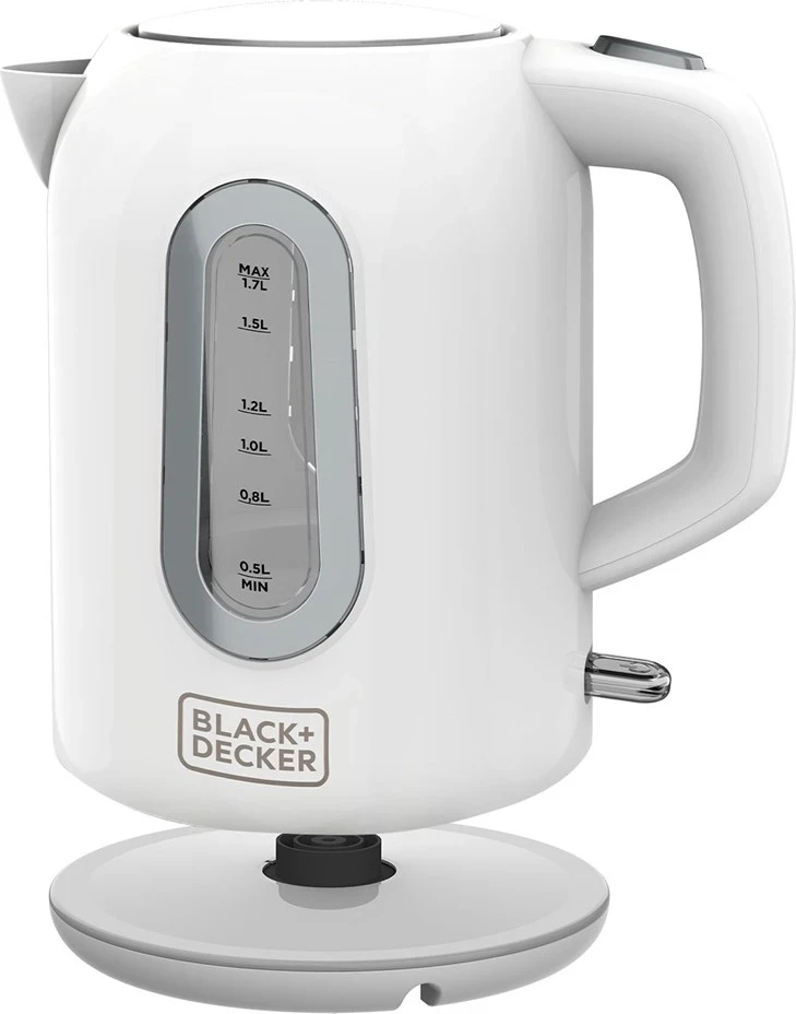 Električni grelnik vode, 1,7 l, 2200 W BLACK+DECKER BXKE2204E, bel