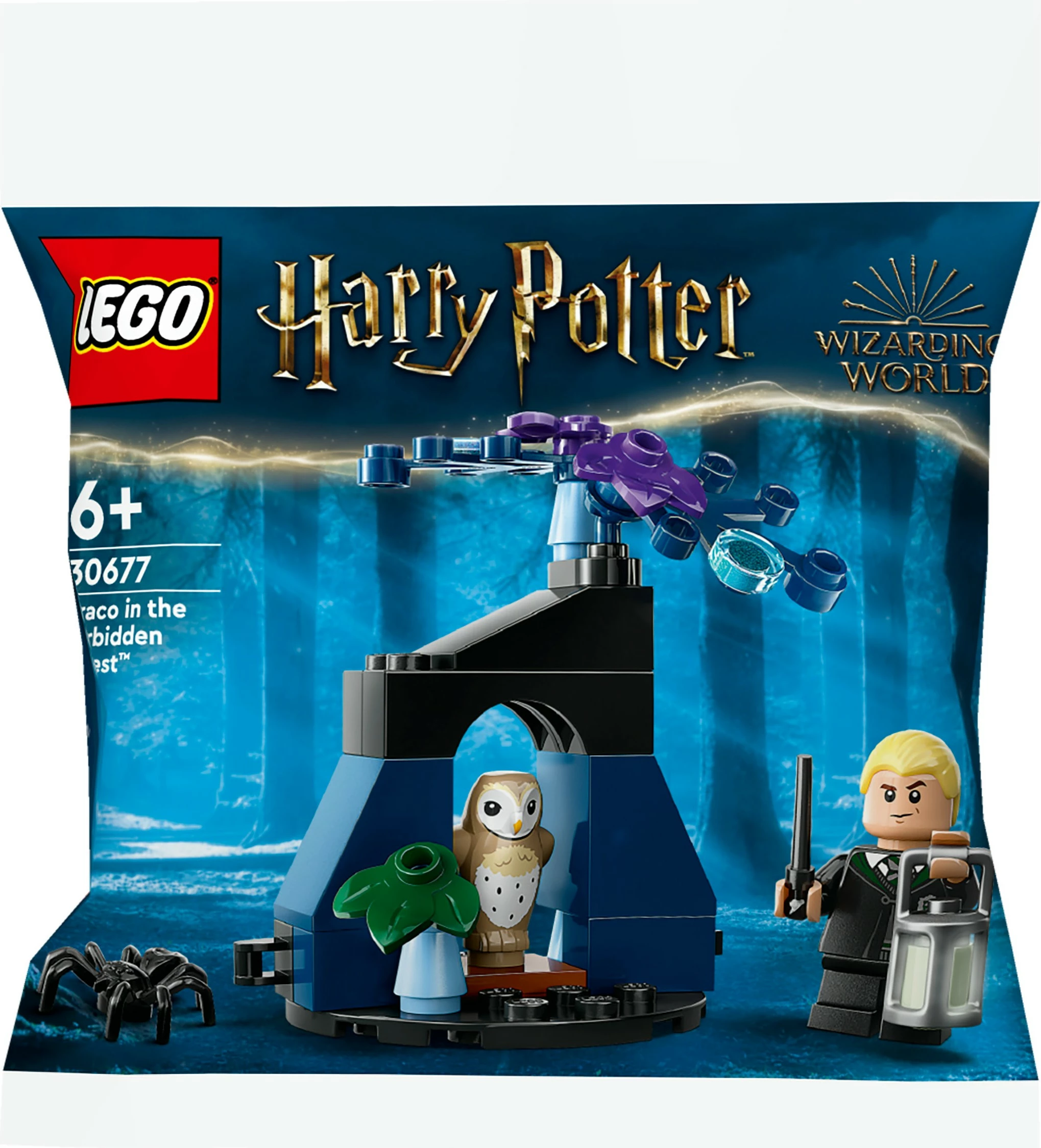 Set gradnje Draco v Prepovedanem gozdu, LEGO Harry Potter 30677, 33 kosov, večbarvno