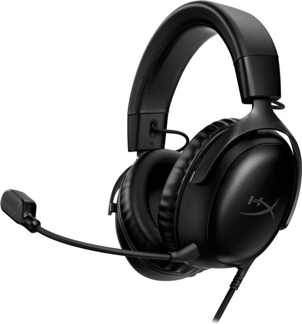 Slušalke za igre Cloud III HyperX 727A8AA, over-ear, z boommikrofonom, črne