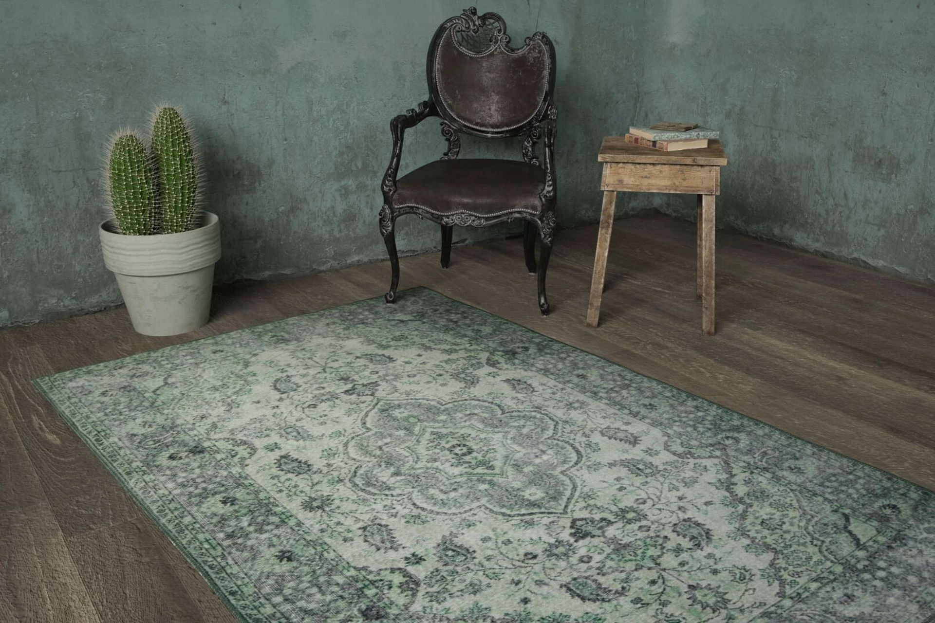 Preproga (230 x 330) Conceptum Hypnose, Blues Chenille - zelena AL 139