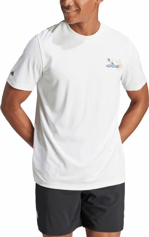 Majica za moške adidas, bela