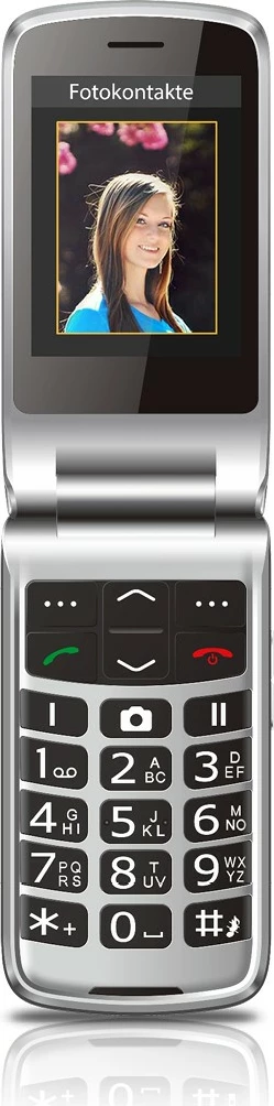 Zložljiv mobilni telefon bea-fon SL645, 4G, 2,8 in, 3 MP, črn