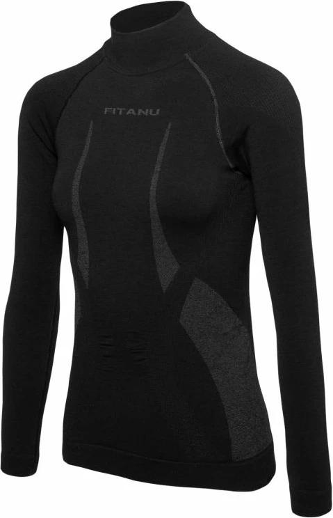 Termoaktivna majica za ženske Fitanu, črna