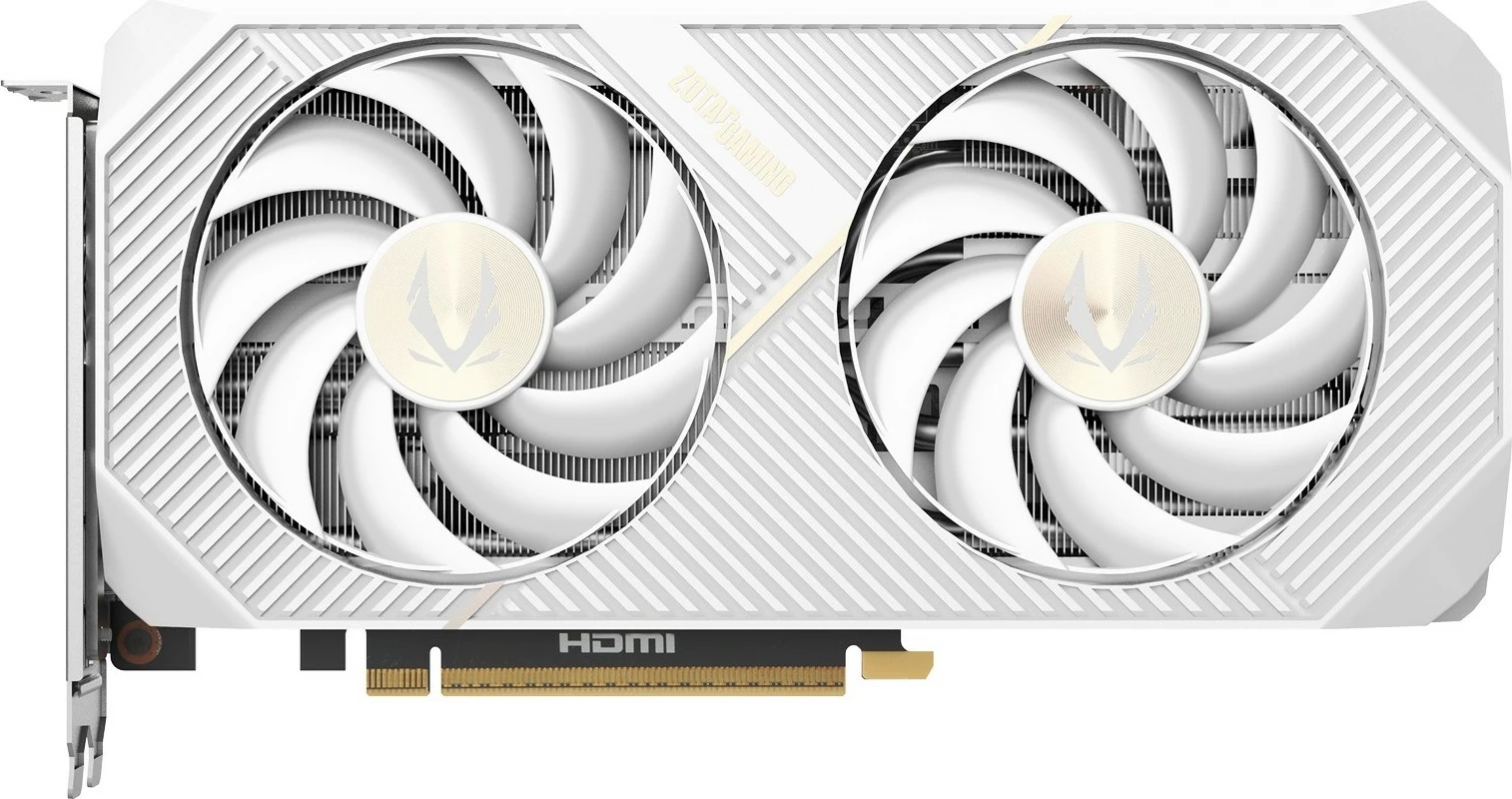 Grafična kartica RTX 5070 Twin Edge OC Zotac, 12 GB GDDR7, bela