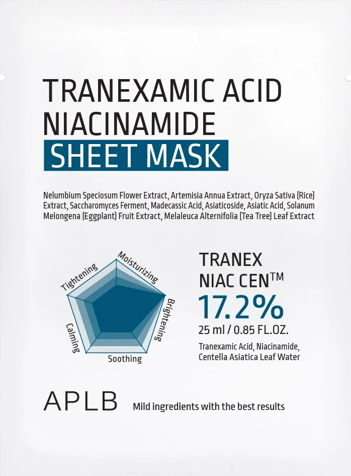Maska za obraz za ženske APLB Tranexamic Acid Niacinamide, 25 ml
