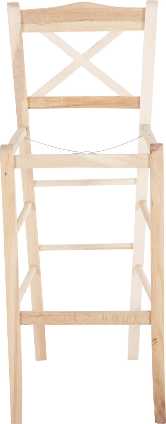 Barski stol LUCIUS FH5586.02 bukov les impregniran-nepobarvan 40,5x40x105H cm. Samo okvir