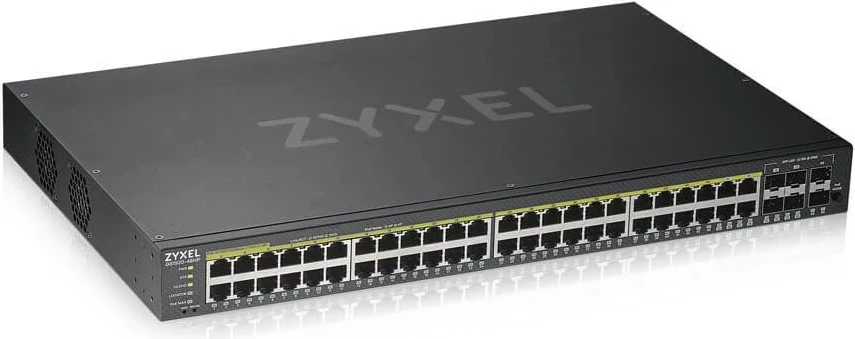 Upravljano stikalo Zyxel GS1920-48HPV2, Gigabit Ethernet, PoE, črn