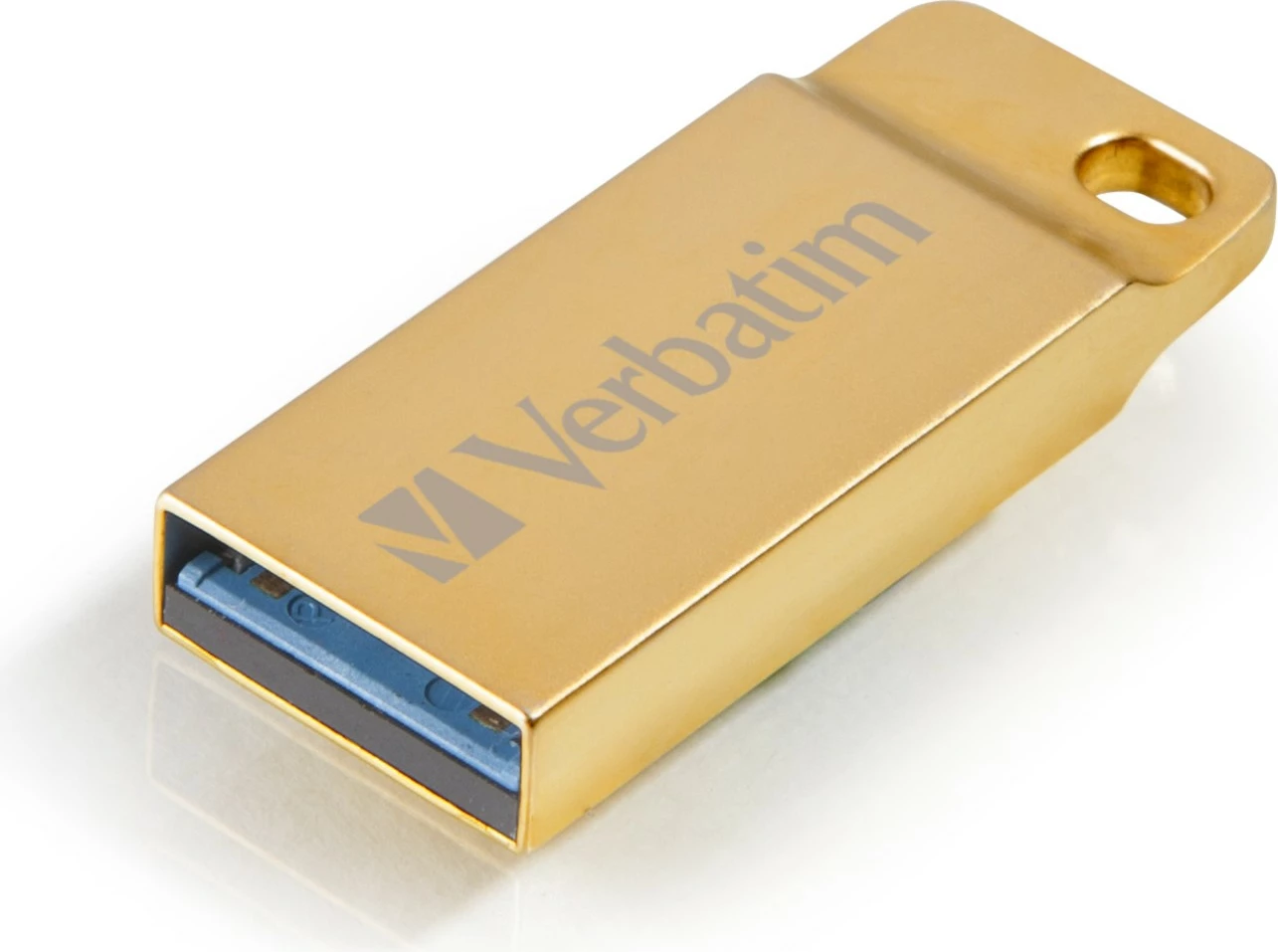 Metalni USB 64 GB, Verbatim Metal Executive, USB 3.2 Gen 1, zlata