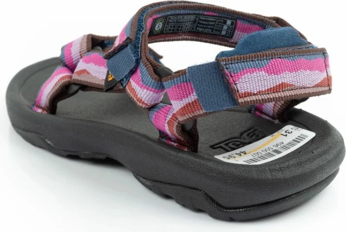 Otroške sandale Teva, črno/roza