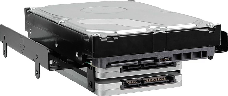 Konstrukcija za montažo 5,25" BayExtension, Sharkoon, črna