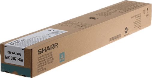 Toner kartuša Sharp MX-36GTCA, do približno 15.000 strani, cijan