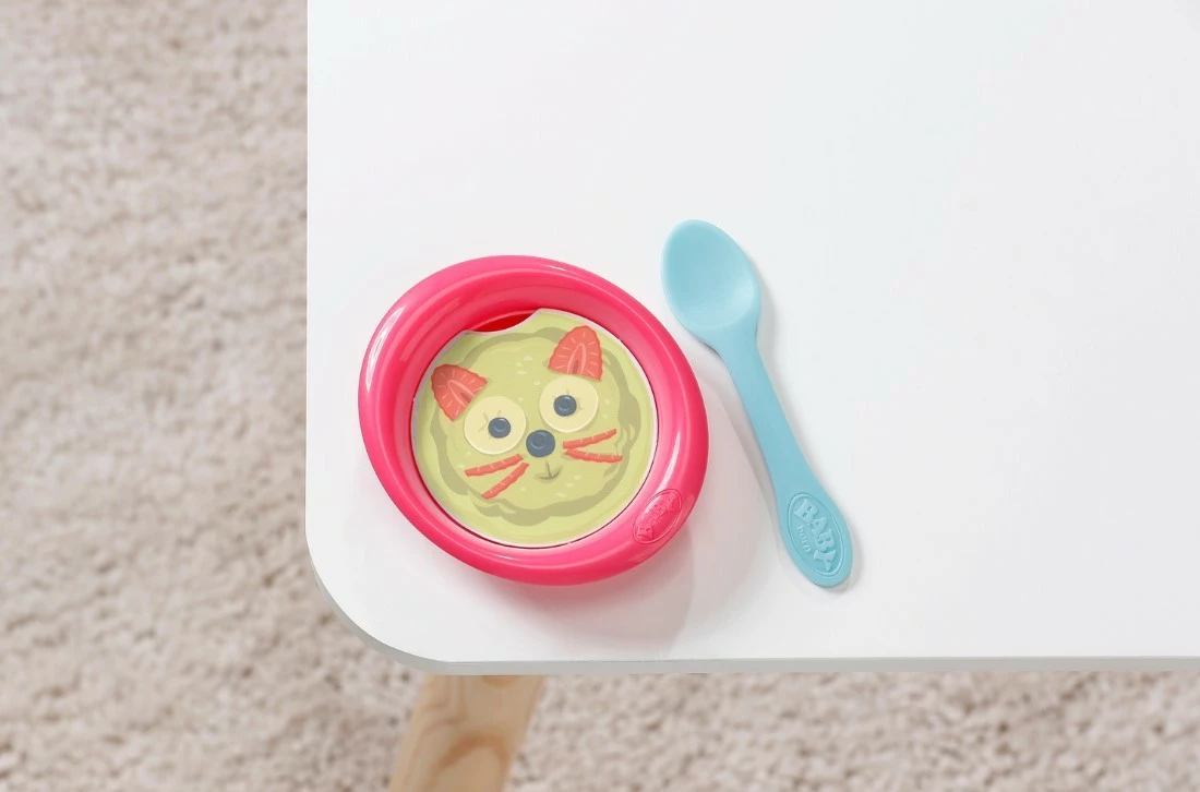 Interaktivna lutka Baby Born Emma, Zapf, 43 cm, z 10 dodatki, rožnata