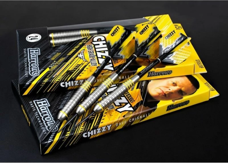 Darts šipke Chizzy, črno-zelene - Harrows