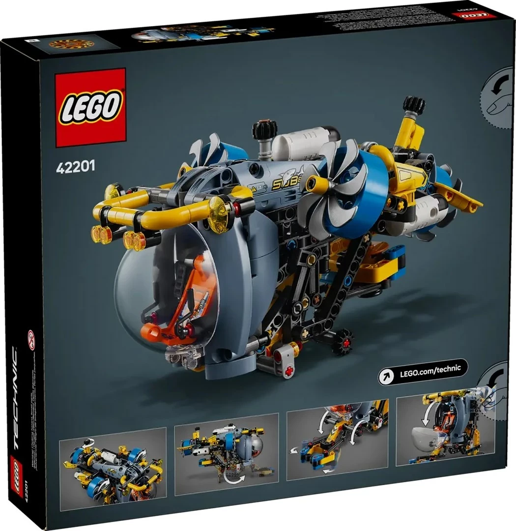 Niz raziskovalne podmornice LEGO Technic 42201