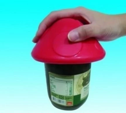 Odpirač za kozarce SUNDO 22305, guma, 12 cm, rdeč