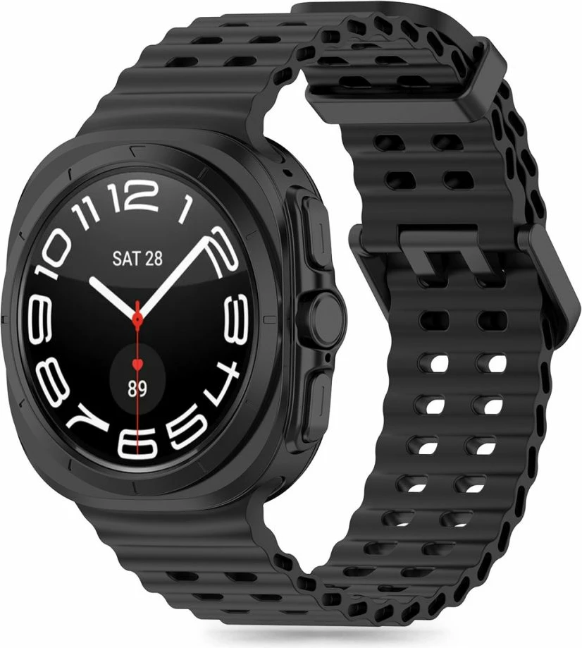 Športni pašček IconBand Pro za Samsung Galaxy Watch Ultra 47mm, črn